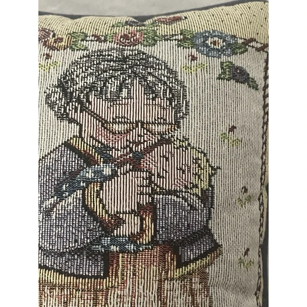 Mary Engelbreit Tapestry Pillow. When A Child Is Born So Is A Grandmother